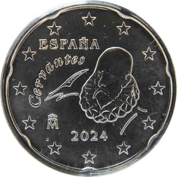 Spain 20 Euro cent (2024) KM#