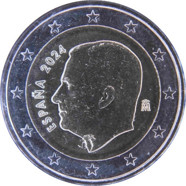 Spain 2 Euro (2024) KM#