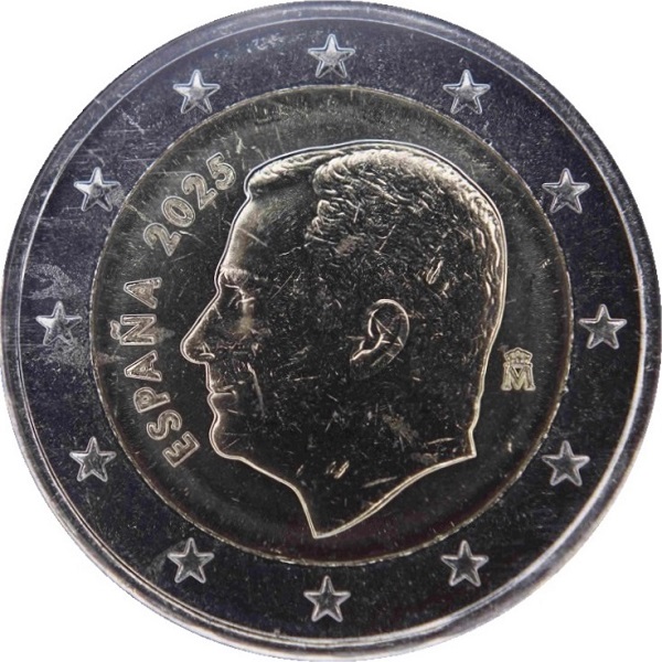 Испания 2 Евро (2025) KM#