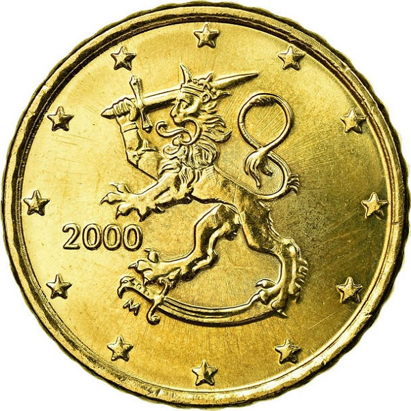 Finland 10 Euro cent (2000) KM#