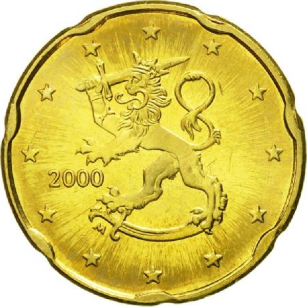 Finland 20 Euro cent (2000) KM#