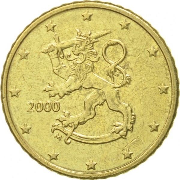 Finland 50 Euro cent (2000) KM#