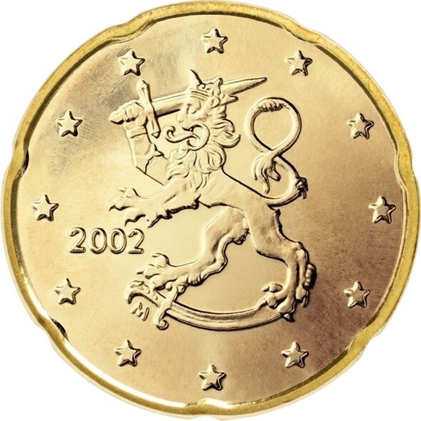 Finland 20 Euro cent (2002) KM#