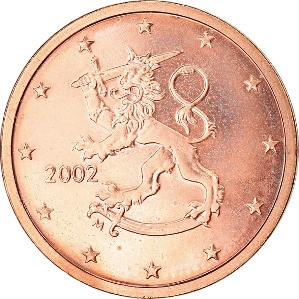 Finland 2 Euro cent (2002) KM#