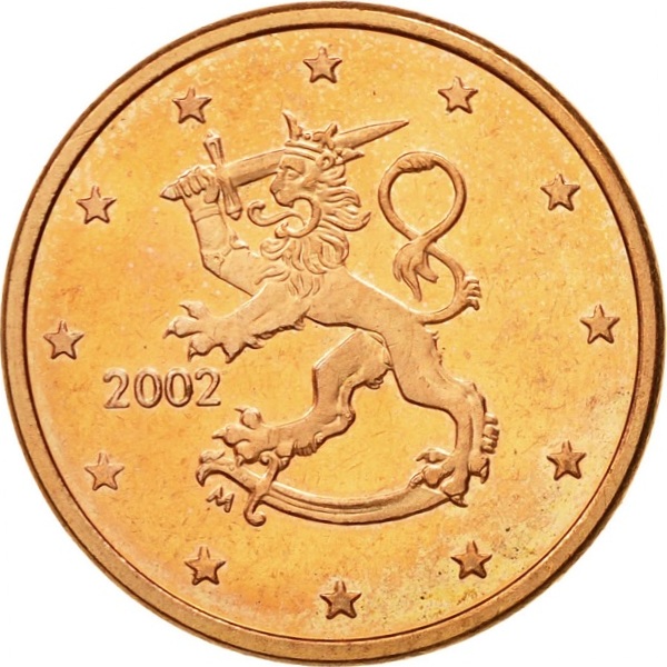 Finland 5 Euro cent (2002) KM#