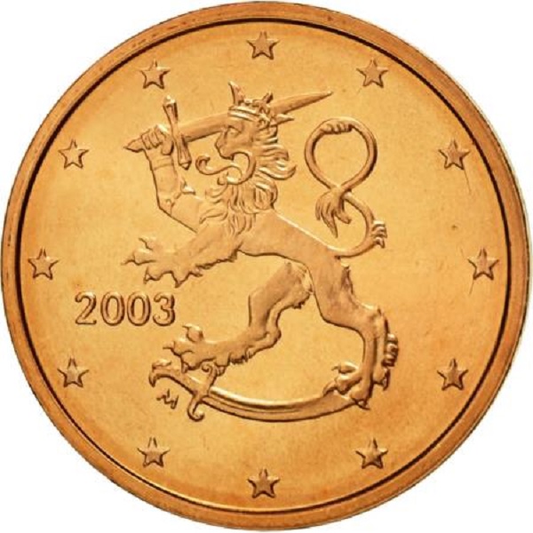Финляндия 2 Евро цент (2003) KM#