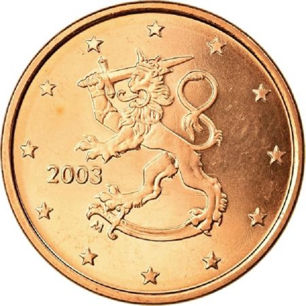 Финляндия 5 Евро цент (2003) KM#