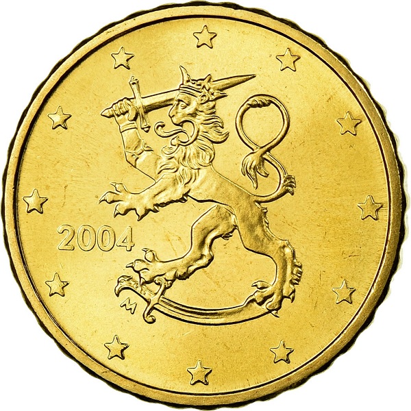 Финляндия 10 Евро цент (2004) KM#