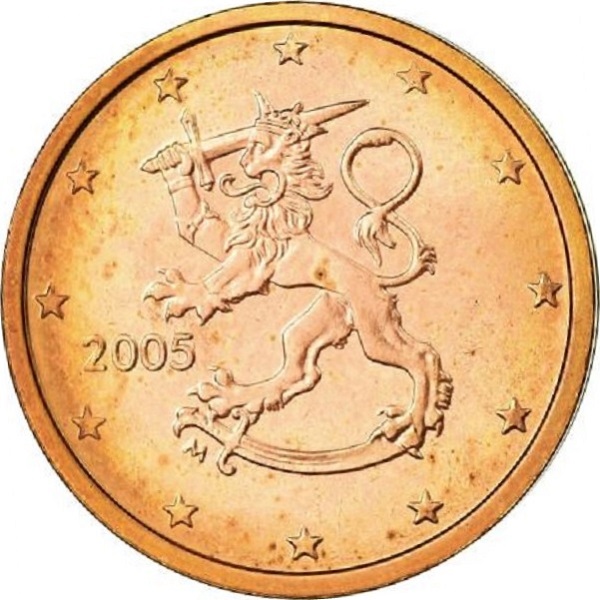 Финляндия 2 Евро цент (2005) KM#