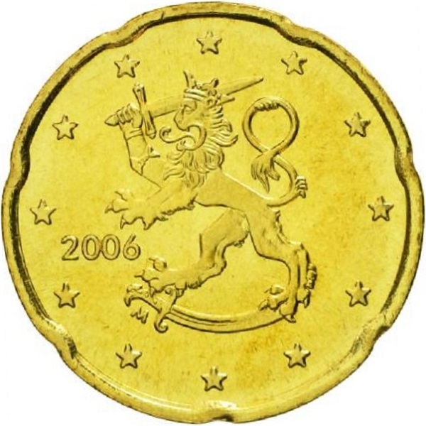 Финляндия 20 Евро цент (2006) KM#