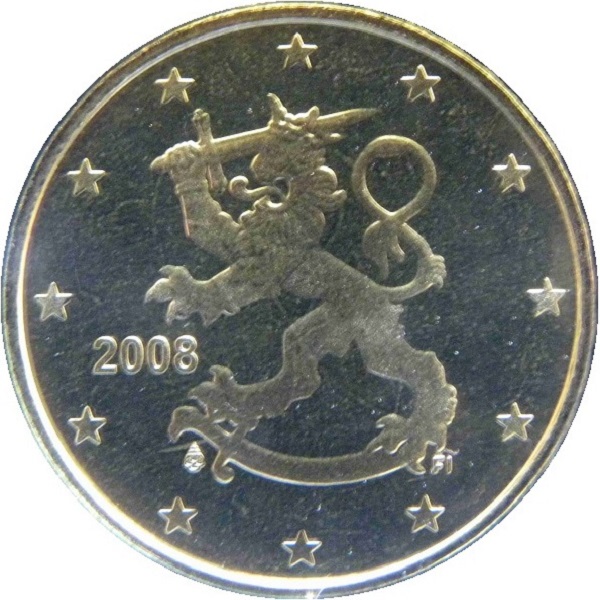 Финляндия 10 Евро цент (2008) KM#