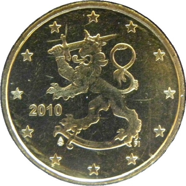 Финляндия 10 Евро цент (2010) KM#
