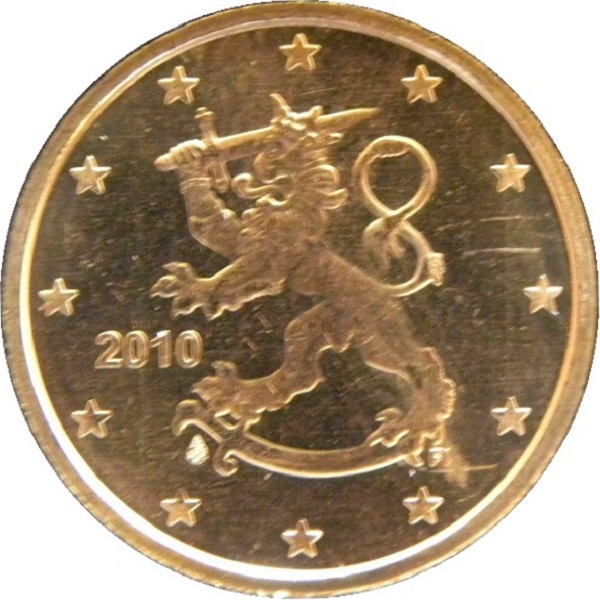 Финляндия 2 Евро цент (2010) KM#