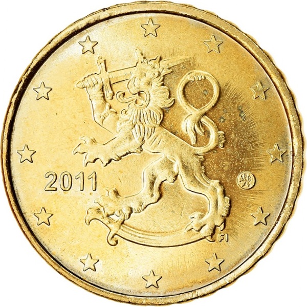 Финляндия 10 Евро цент (2011) KM#