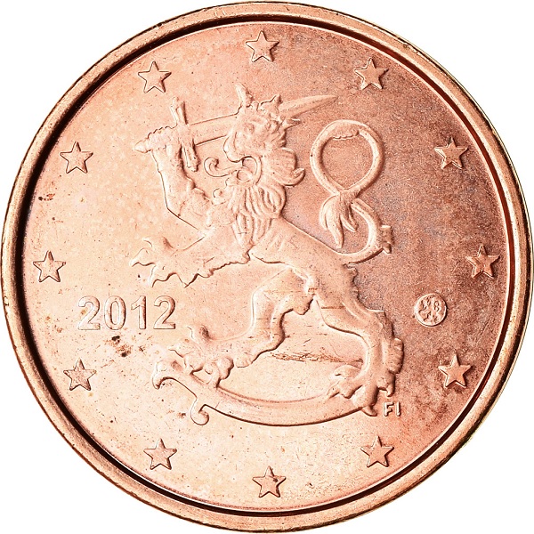 Финляндия 2 Евро цент (2012) KM#