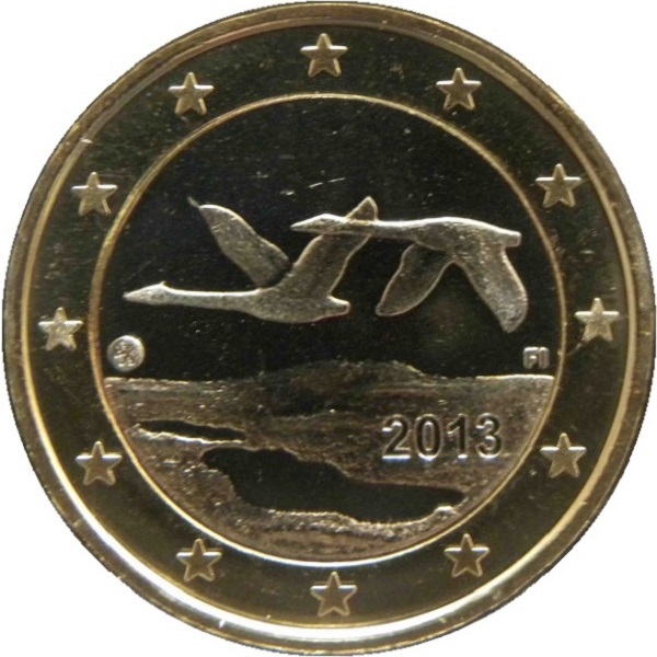 Финляндия 1 Евро (2013) KM#