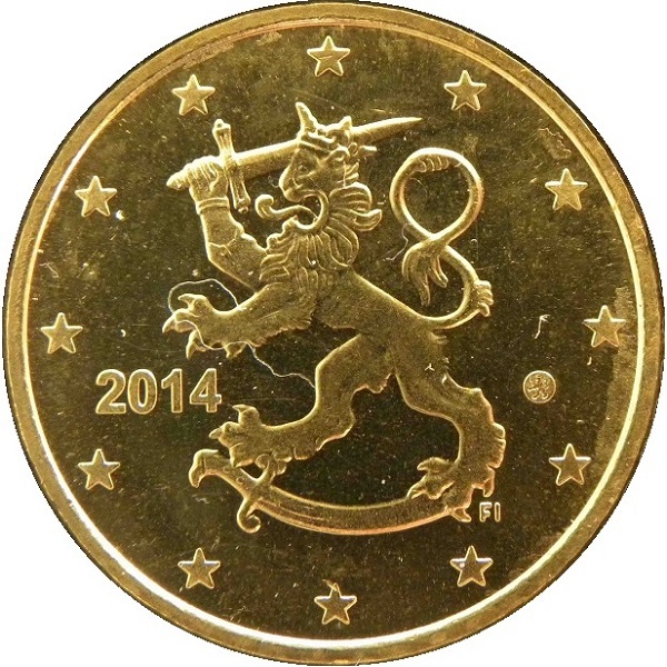 Финляндия 50 Евро цент (2014) KM#