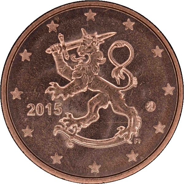 Финляндия 5 Евро цент (2015) KM#