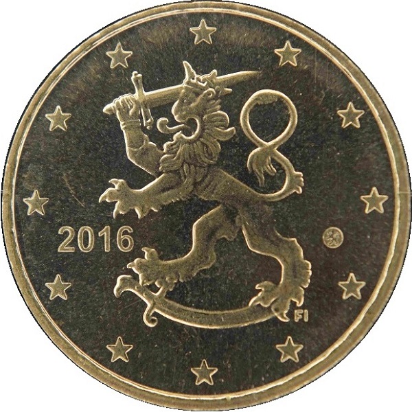 Финляндия 50 Евро цент (2016) KM#