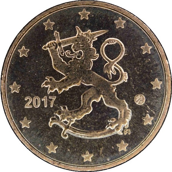 Финляндия 10 Евро цент (2017) KM#