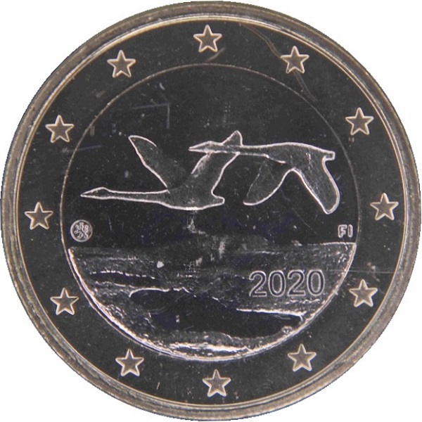 Финляндия 1 Евро (2020) KM#