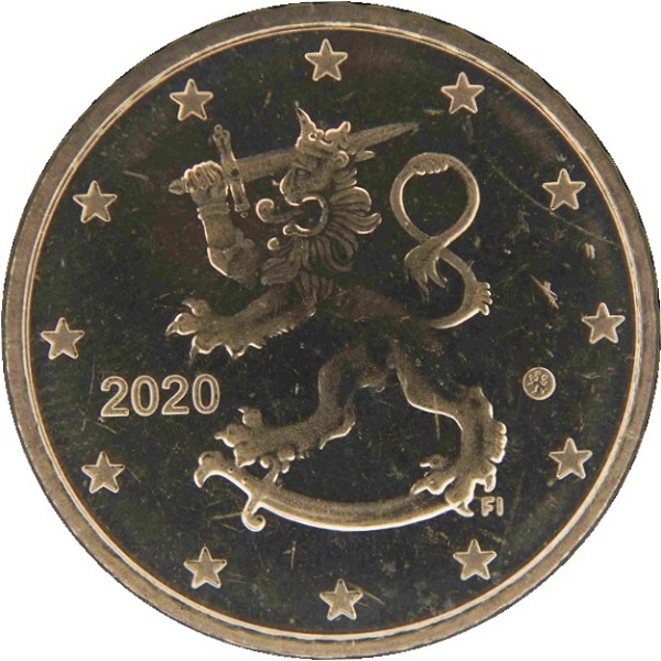 Финляндия 50 Евро цент (2020) KM#