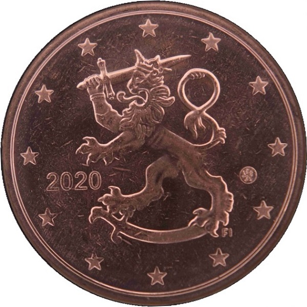 Финляндия 5 Евро цент (2020) KM#