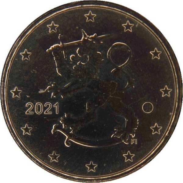 Финляндия 10 Евро цент (2021) KM#