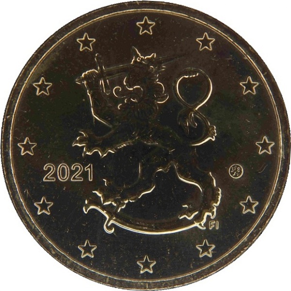 Финляндия 50 Евро цент (2021) KM#