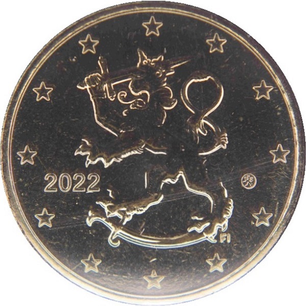 Финляндия 50 Евро цент (2022) KM#