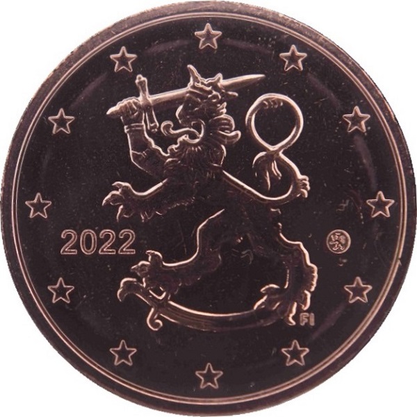 Финляндия 5 Евро цент (2022) KM#