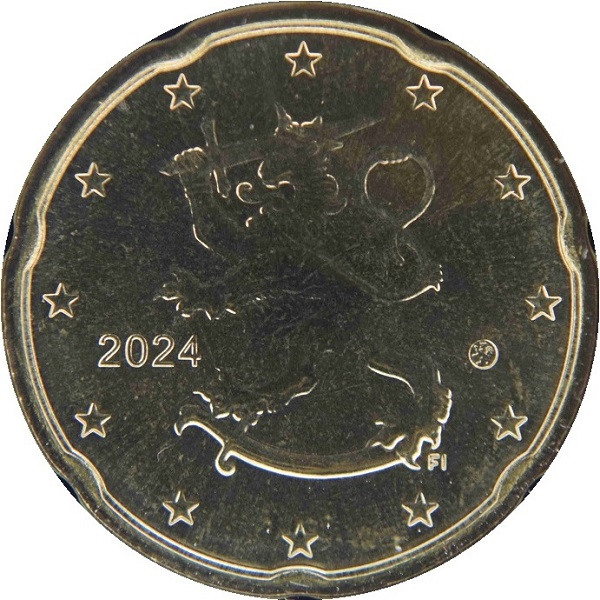 Finland 20 Euro cent (2024) KM#