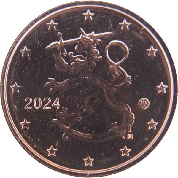 Finland 2 Euro cent (2024) KM#