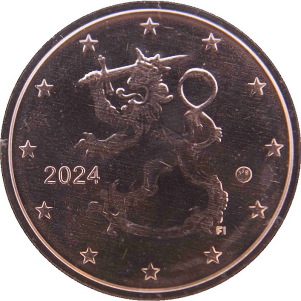 Finland 5 Euro cent (2024) KM#