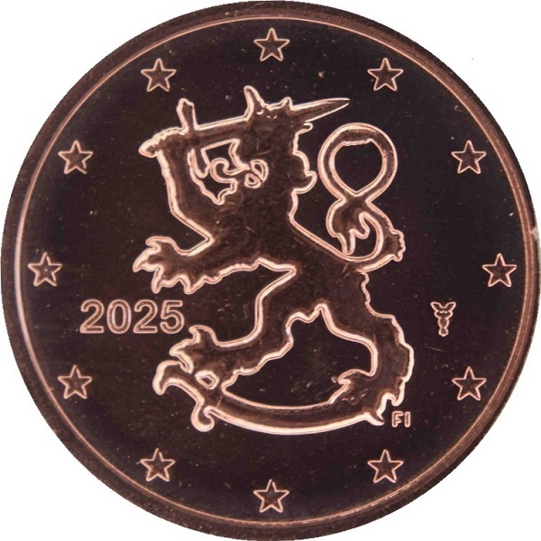 Finland 2 Euro cent (2025) KM#