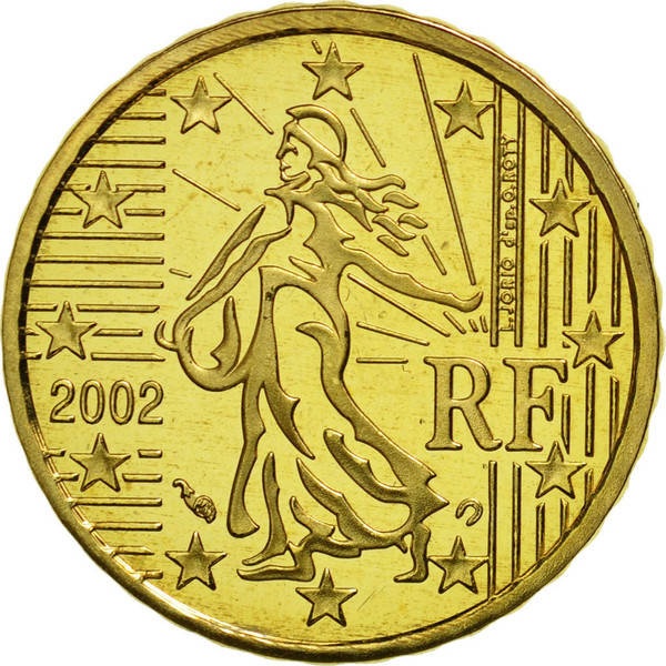 France 10 Euro cent (2002) KM#