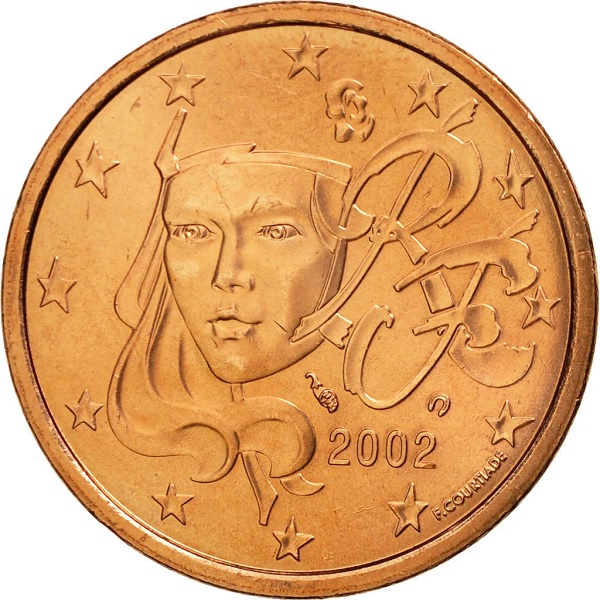 Франция 5 Евро цент (2002) KM#