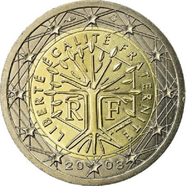 Франция 2 Евро (2003) KM#