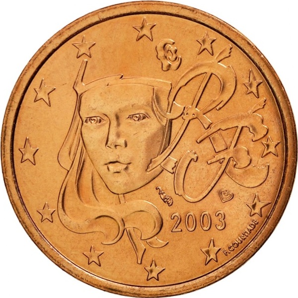 Франция 5 Евро цент (2003) KM#