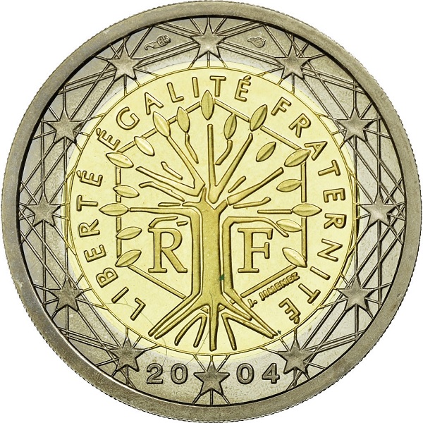 Франция 2 Евро (2004) KM#