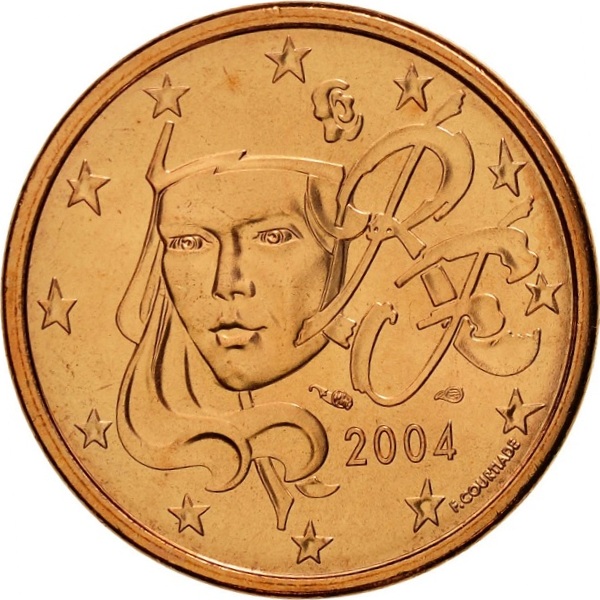 Франция 5 Евро цент (2004) KM#