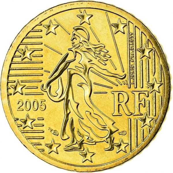 Франция 50 Евро цент (2005) KM#