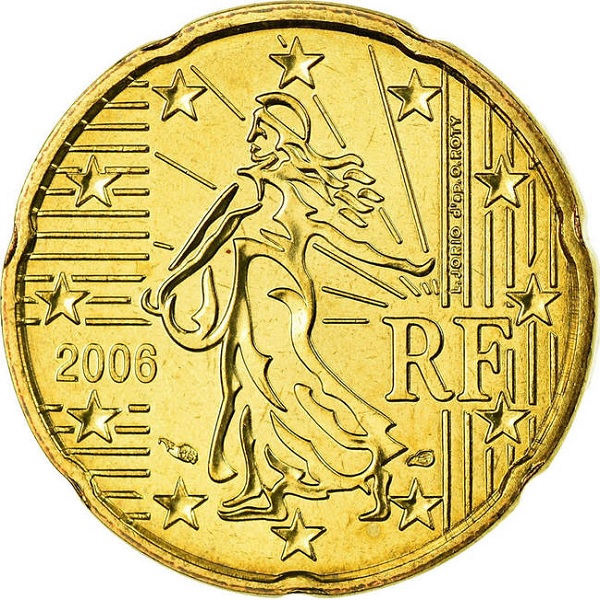 Франция 20 Евро цент (2006) KM#