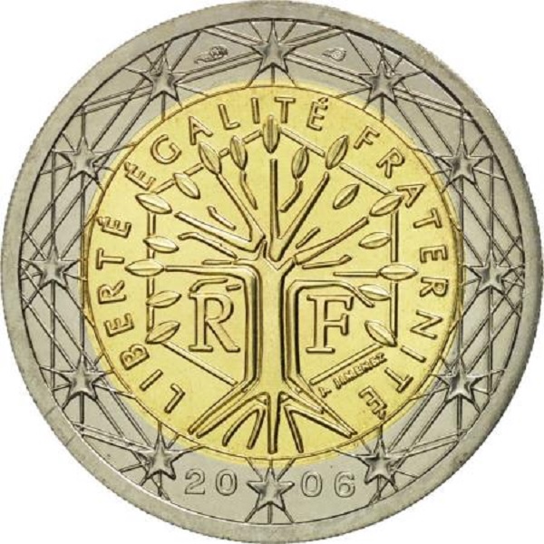Франция 2 Евро (2006) KM#