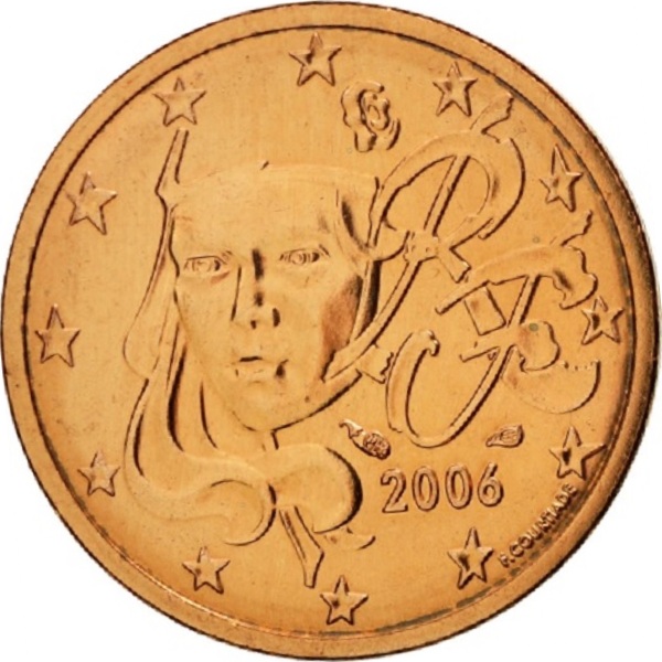 France 2 Euro cent (2006) KM#