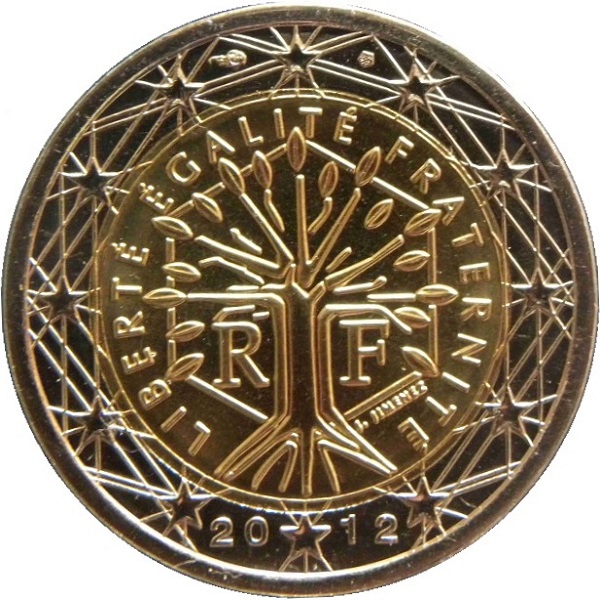 Франция 2 Евро (2012) KM#
