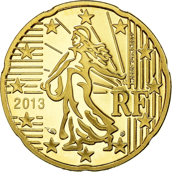 Франция 20 Евро цент (2013) KM#