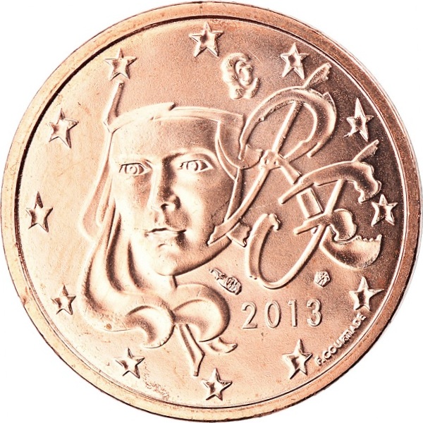 France 2 Euro cent (2013) KM#