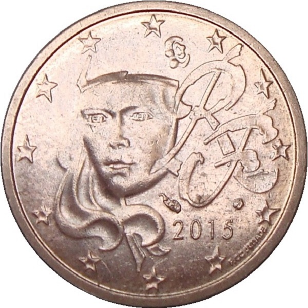 France 2 Euro cent (2015) KM#
