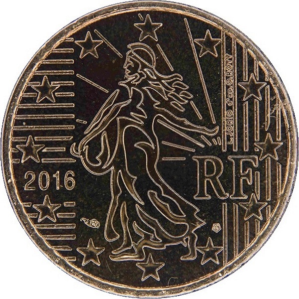 Франция 50 Евро цент (2016) KM#